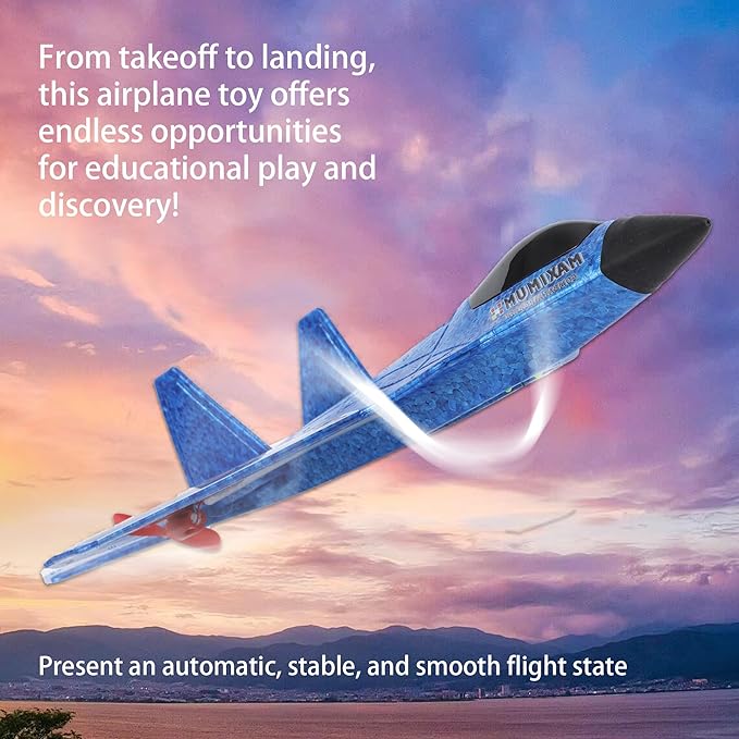 Airplane with remote Controlled Flying Toy - طائرة مع لعبة طيران يتم التحكم فيها عن بعد