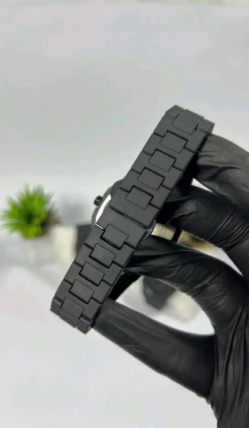 Black Arabic Aura Watch - ساعة أورا العربية السوداء